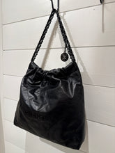 Chanel Bag, 2022 Black on Black Shiny Calfskin Quilted Chanel 22 Hobo Bag