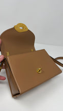 Mulberry Sable High Gloss Leather Small Lana Top Handle