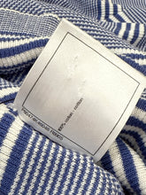Chanel Blue & White Striped Cotton Shirt (size 42)