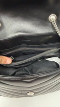 Saint Laurent Bag, Black Quilted Leather Loulou Medium Chain Bag