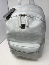 MCM Bag, Light Blue Leather Stark Medium Backpack