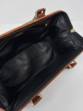 Fendi Bag, Striped Pequin Canvas & Leather Vintage Boston Bag