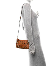 MCM Bag, Cognac Leather Delmy Chain Mini Crossbody Bag