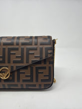 Fendi Bag, FF Embossed Leather Wallet on Chain