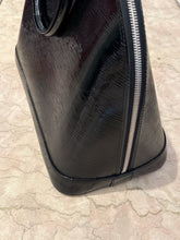 Louis Vuitton Bag, Black Epi Vernis Patent Leather Alma GM