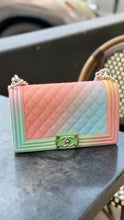 Chanel Bag, 2017 Rainbow Quilted Caviar Medium Boy Bag