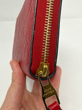Louis Vuitton Red Empreinte Monogram Leather Zippy Wallet