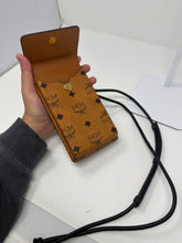 MCM Bag, Cognac Leather Phone Lanyard