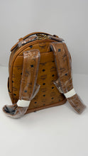 MCM Bag, Cognac Leather Stark Small Backpack