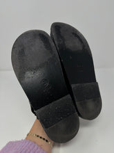 Chanel Shoes, Black Leather Velcro Dad Sandals (size 36)