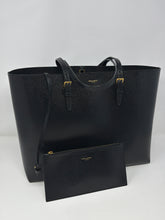 Saint Laurent Bag, Black Leather East/West Shopping Tote