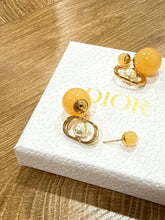 Christian Dior Peach Tribales Earrings