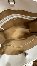 MCM Bag, White Leather München Monogram Large Tote