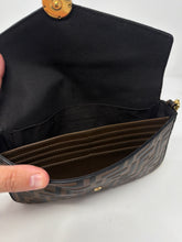 Fendi Bag, FF Embossed Leather Wallet on Chain