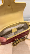 Gucci Bag, Azalea Calfskin Matelasse Diagonal Mini Torchon GG Marmont Crossbody