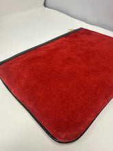 Gucci Bag, Red Ophidia GG Suede Leather Clutch