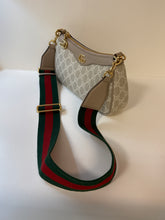 Gucci Bag, GG Beige Supreme Ophidia Small Crossbody Bag with Chain