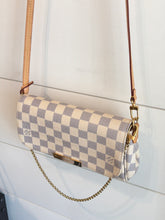 Louis Vuitton Bag, Damier Azur Canvas Favorite PM Crossbody