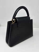 Louis Vuitton Bag, Black Taurillon Leather Capucines BB