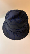 Christian Dior Navy Camouflage Logo Bucket Hat
