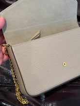 Louis Vuitton Bag, Taupe Epi Felicie Pochette Chain Wallet