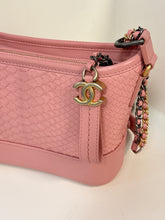 Chanel Bag, Pink Snakeskin Small Gabrielle Hobo Bag