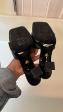 Versace Shoes, Black Medusa Leather Sandals (size 36.5)