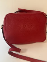 Gucci Bag, Red Pebbled Calfskin Small Soho Disco Bag