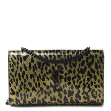 Saint Laurent Bag, Leopard Print Patent Leopard Print Monogram Chain Wallet
