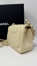 Chanel Bag, 2026 Cream Lambskin Quilted Leather Mini Square Flap Bag