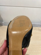 Valentino Shoes, Black Leather Roman Gold Stud Mules (size 39)