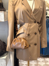 Bottega Veneta Bag, Camel Calfskin ‘The Mini’ Pouch Crossbody