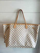 Louis Vuitton Bag, Damier Azur Canvas Neverfull GM