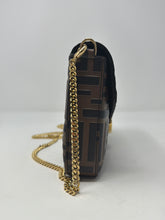 Fendi Bag, FF Embossed Leather Wallet on Chain