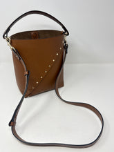 Valentino Bag, Tan Calfskin Rockstud Wispy Bucket Bag