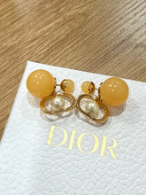 Christian Dior Peach Tribales Earrings