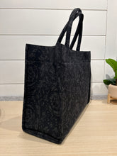 Versace Bag, Black Barocco Athena Large Tote Bag