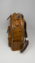 MCM Bag, Cognac Leather Stark Small Backpack