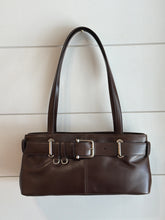 Osoi Bag, Brown Leather Shoulder Brocle Mini Bag