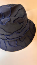 Christian Dior Navy Camouflage Logo Bucket Hat