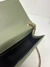 Saint Laurent Bag, Sage Green Grain De Poudre Small Monogram Kate Chain Bag