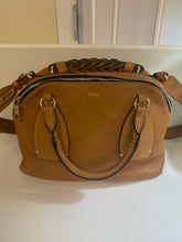 Chloé Bag, Saddle Brown Leather Daria Medium Shoulder Bag