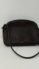 The Row Bag, Brown Grained Calfskin Single Mignon Crossbody Bag
