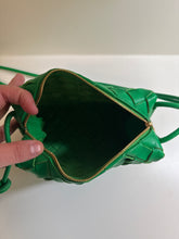 Bottega Veneta Bag, Green Loop Candy Intrecciato Leather Crossbody