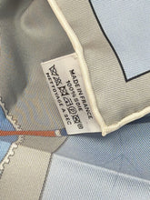 Hermès Blue Silk Tea for Two Scarf 90