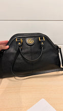 Gucci Bag, Black Calfskin Medium Re(Belle) Top Handle Bag