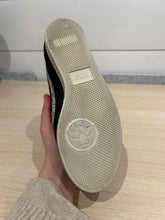 Gucci Shoes, Black Calfskin Glitter Sylvie Web Falacer Sneakers (size 37)