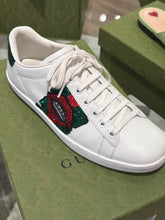 Gucci Shoes, White Leather Ace Sneakers (size 37.5)
