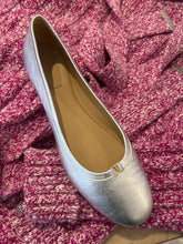 Chloé Shoes, Marcie Silver Ballerina Metallic Flats (size 40)