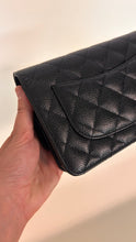 Chanel Bag, 2025 Black Caviar Leather Wallet on Chain Crossbody